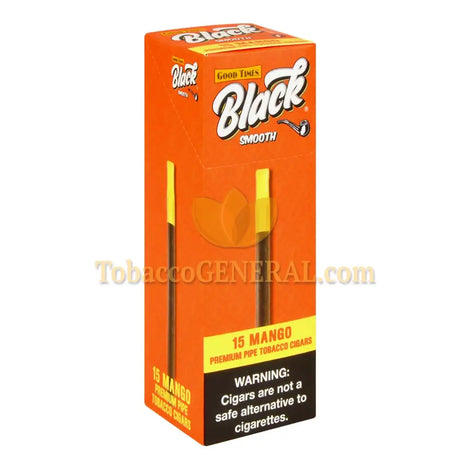 Good Times Black Smooth Cigarillos Mango Pack of 15