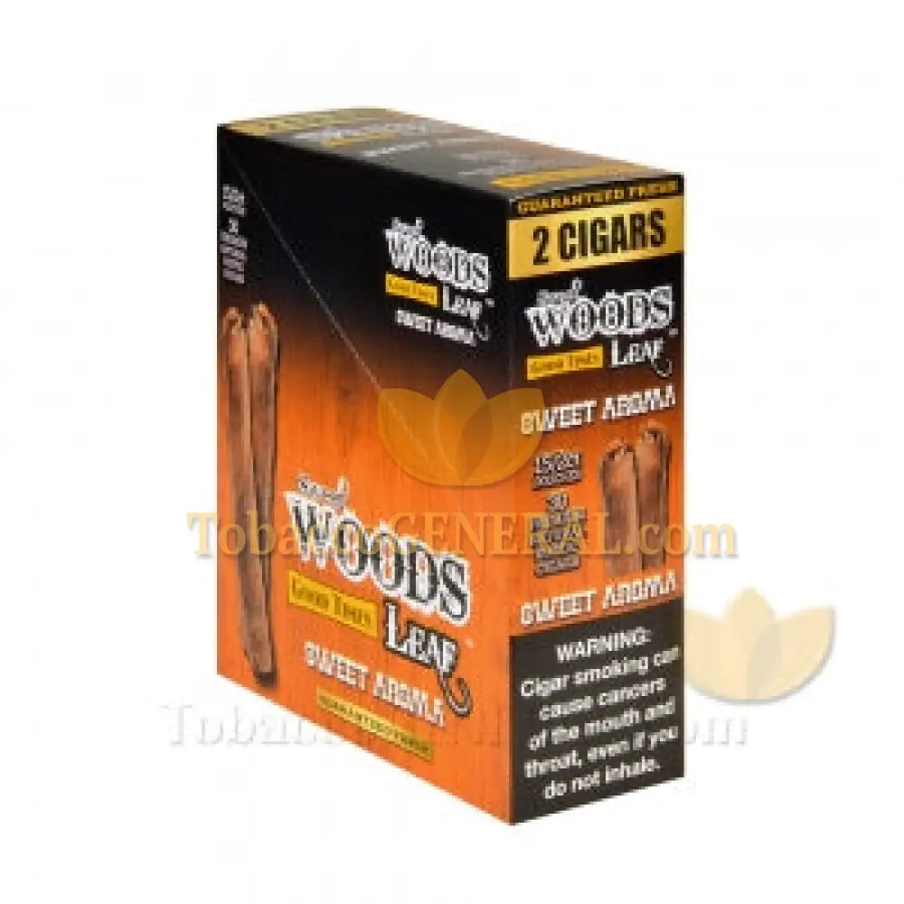 Good Times Sweet Woods Leaf Cigars Sweet Aroma 15 Packs of 2