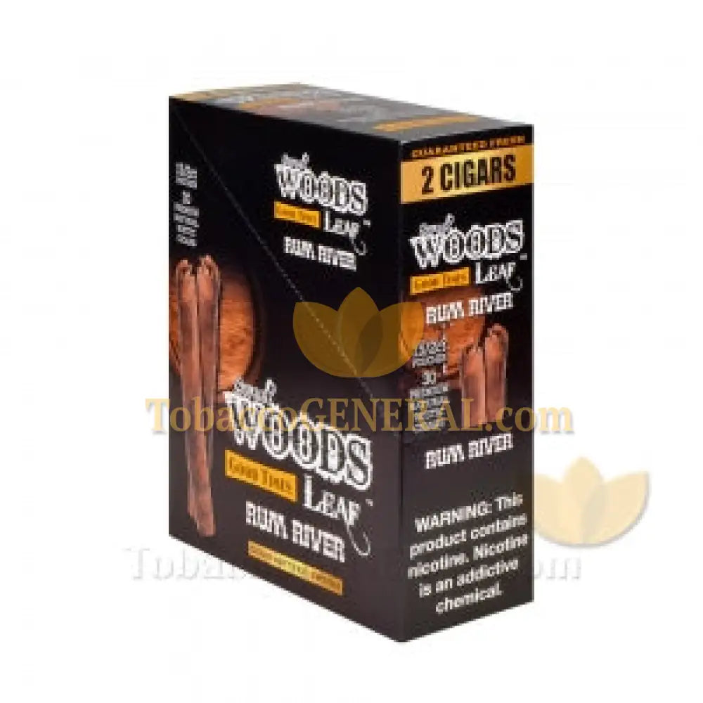 Good Times Sweet Woods Leaf Cigars Rum River 15 Packs of 2