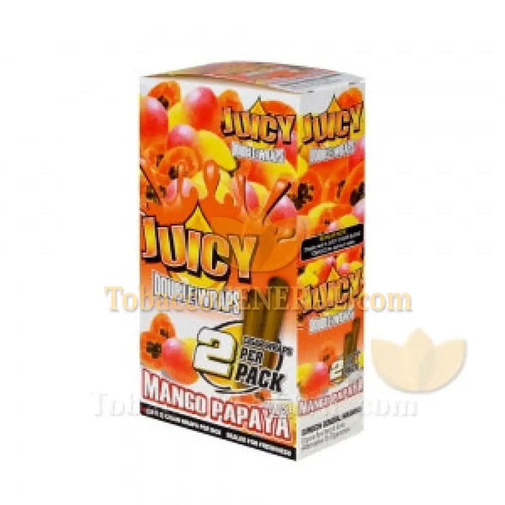 Juicy Double Wraps Mango Papaya 25 Packs of 2
