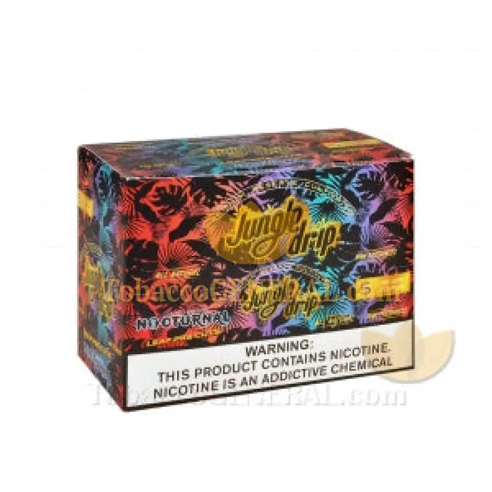 Jungle Drip Nocturnal Pre-Cut Leaf Wraps 10 Pouches of 5