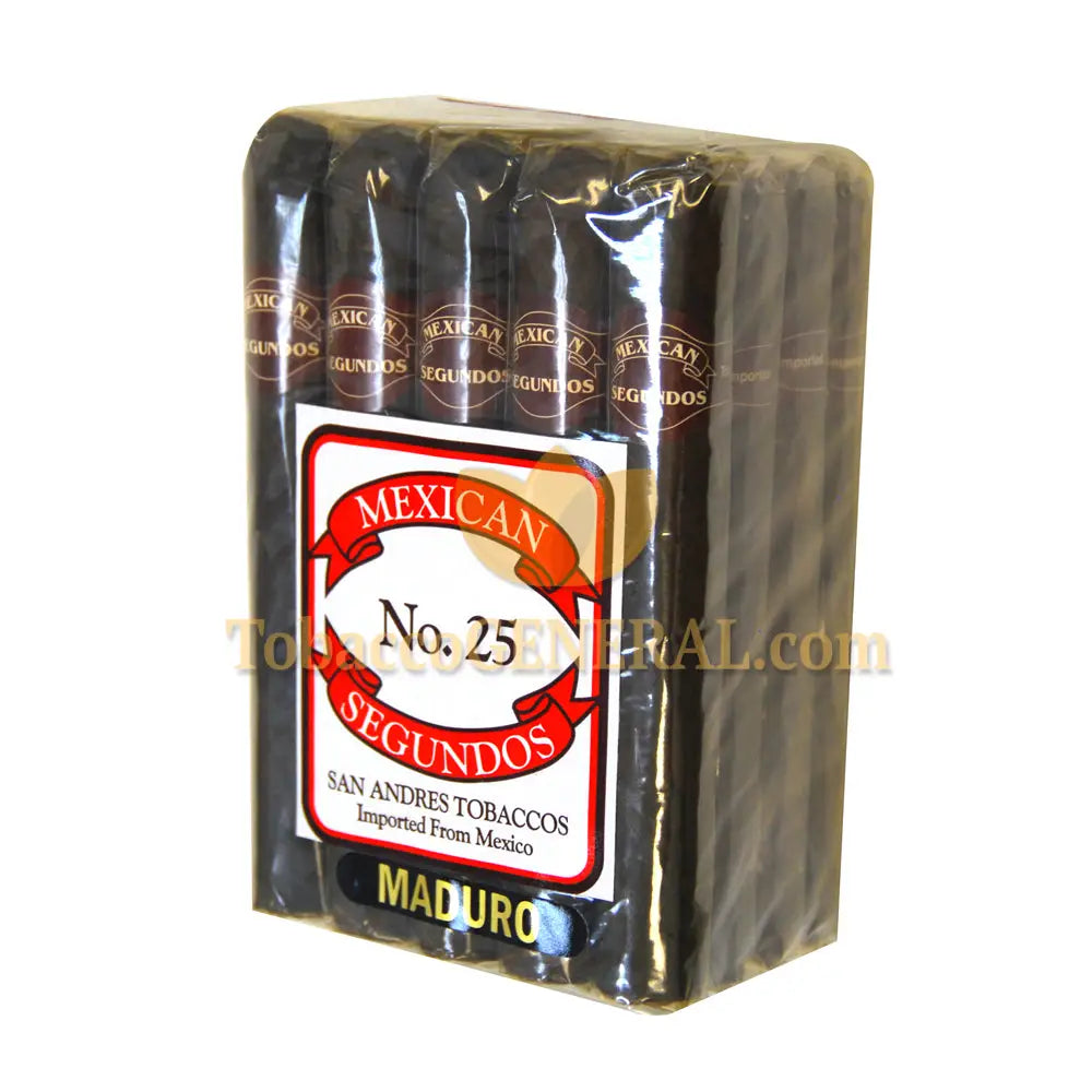 Mexican Segundos No. 25 Maduro Cigars Bundle of 20 1