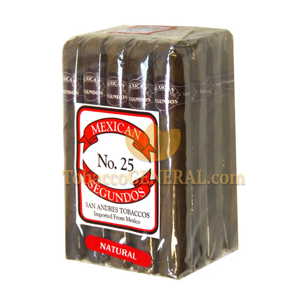 Mexican Segundos No. 25 Natural Cigars Bundle of 20 1