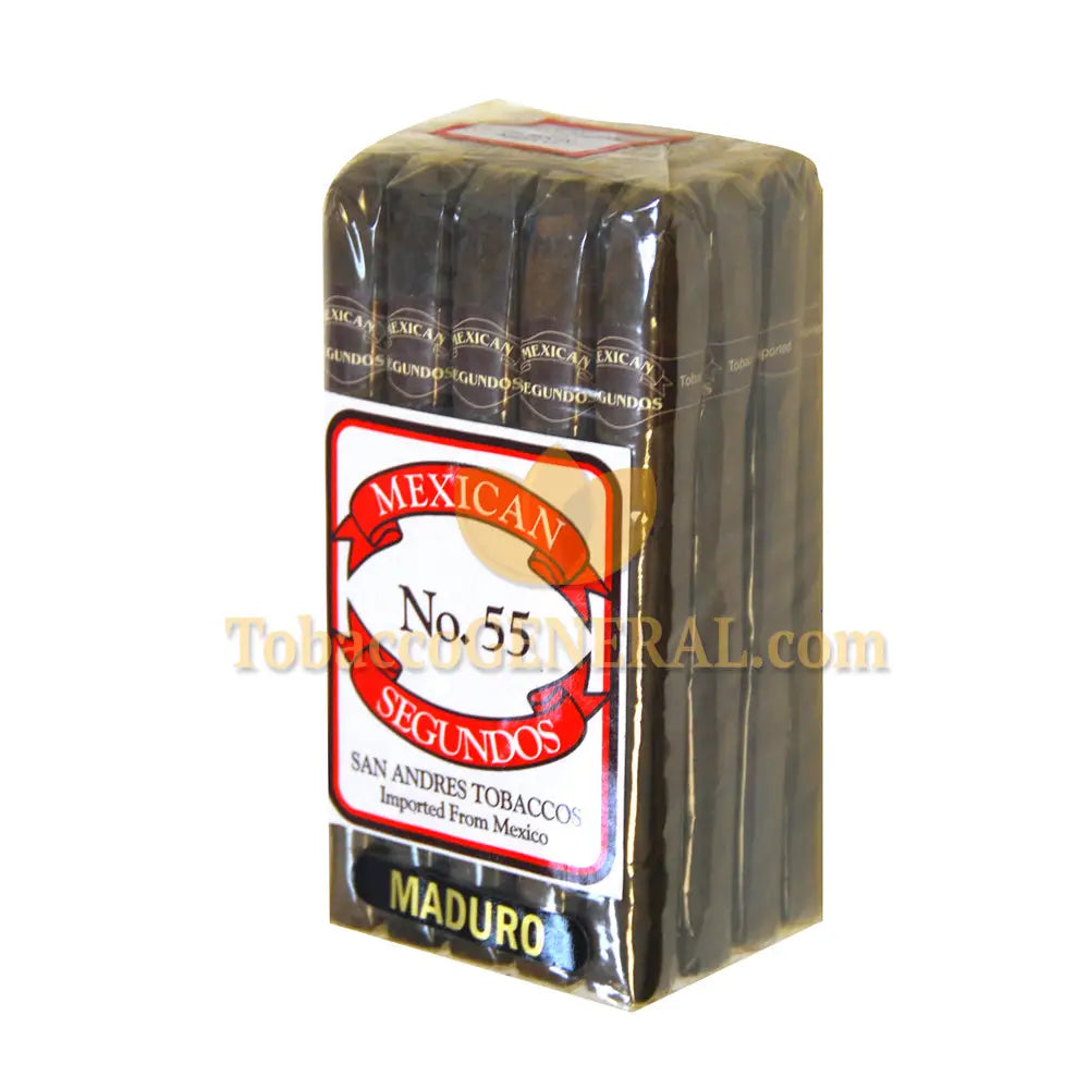 Mexican Segundos No. 55 Maduro Cigars Bundle of 20 1