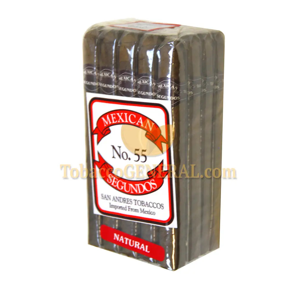 Mexican Segundos No. 55 Natural Cigars Bundle of 20 1