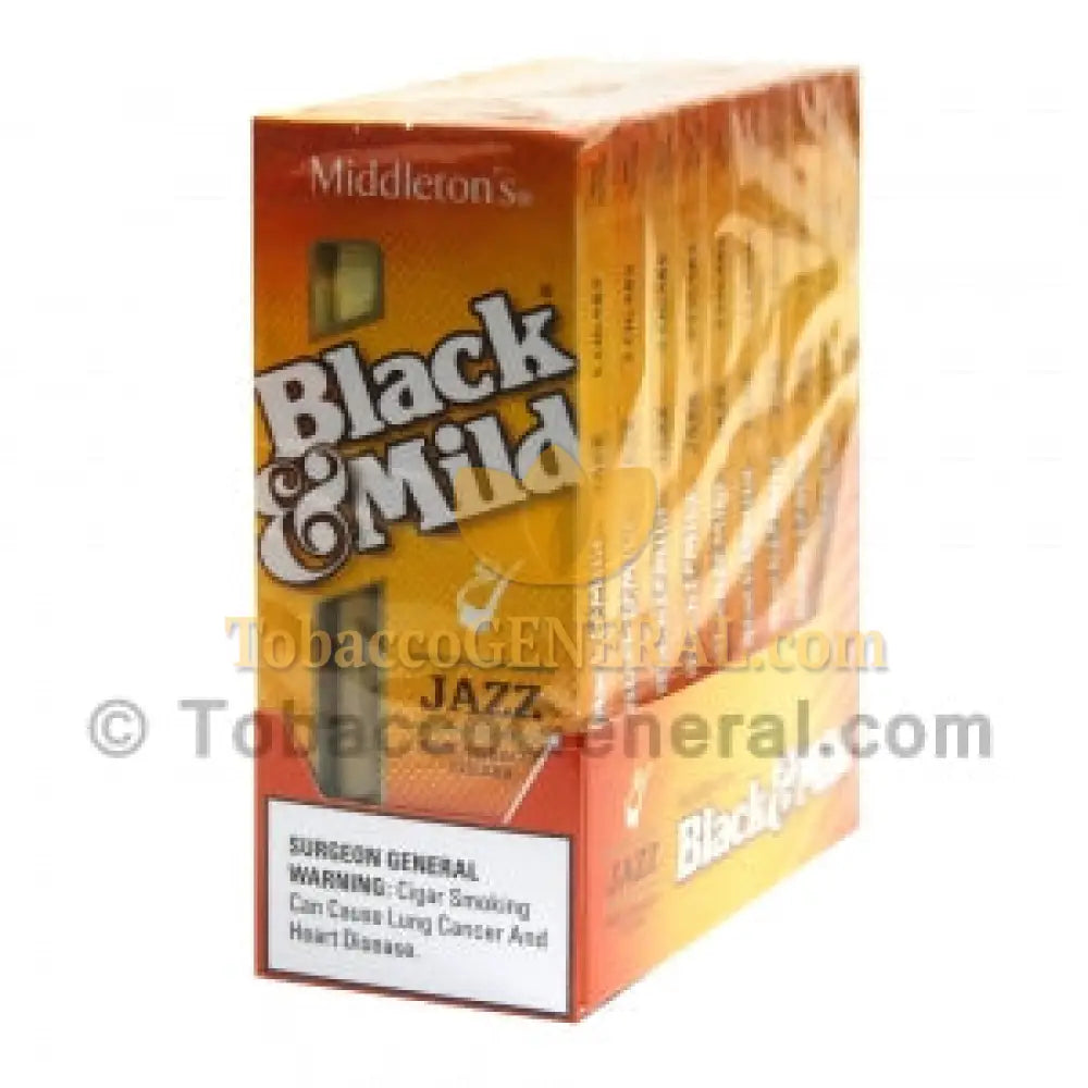 Middleton’s Black & Mild Jazz Cigars 10 Packs of 5