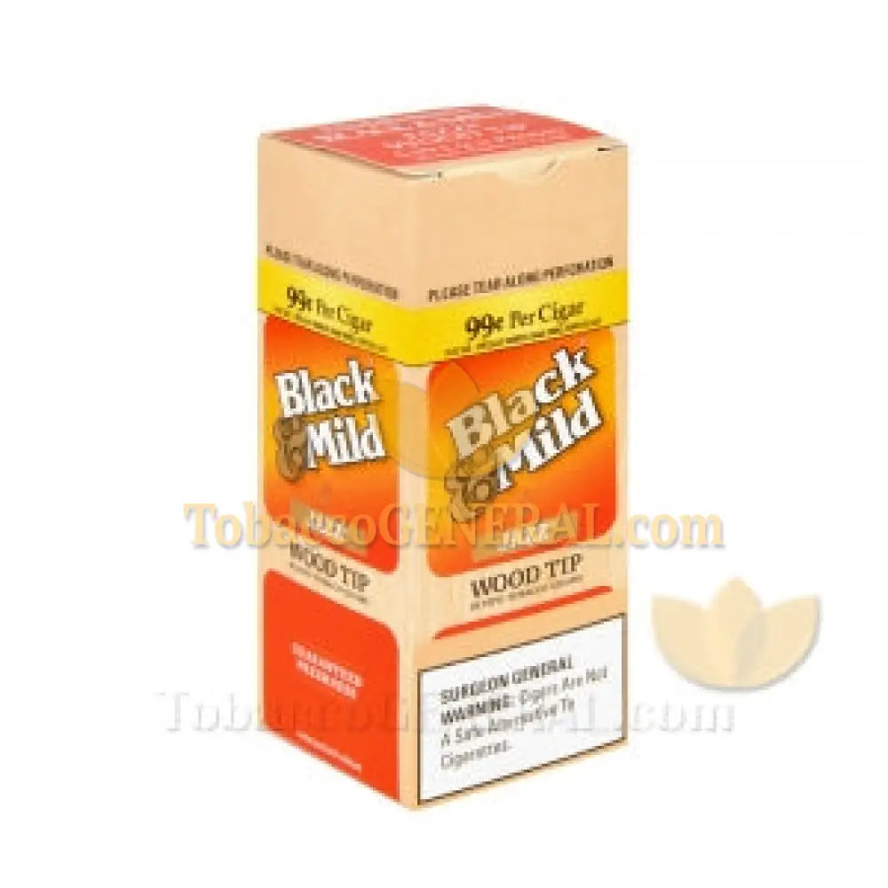 Thompson Black & Mild Cigars Middleton's Black & Mild Sweet 99 Cents Cigars Box Of 25 – Tobacco Stock Wood Tip Sweets Cigars Australia