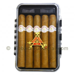 Montecristo 5 Cigar Portable Humidor Cigars Box of 5
