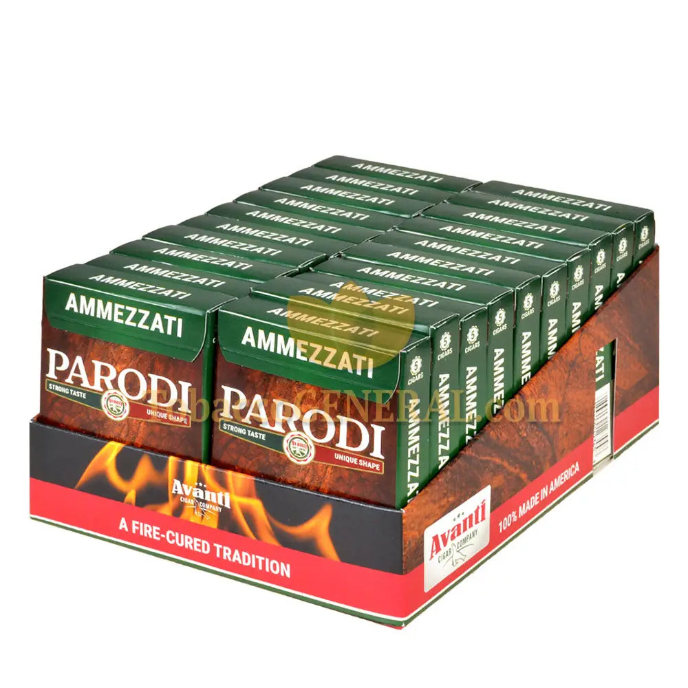 Parodi Avanti Ammezzati Cigars 20 Packs of 5