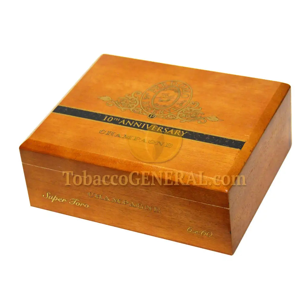 Perdomo 10th Anniversary Super Toro Champagne Cigars Box of 25 1