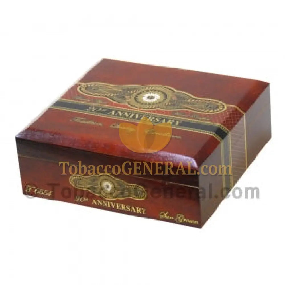 Perdomo 20th Anniversary Torpedo T6554 Sun Grown Cigars Box of 24