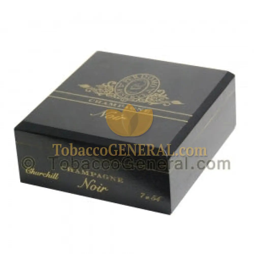 Perdomo Noir Churchill Champagne Cigars Box of 25