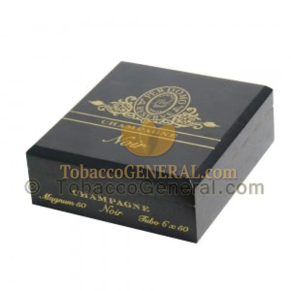 Perdomo Noir Magnum Tube Champagne Cigars Box of 12