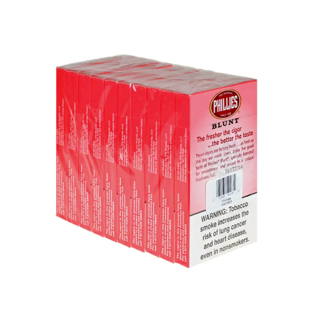 Phillies Blunt Strawberry Cigars 10 Packs of 5