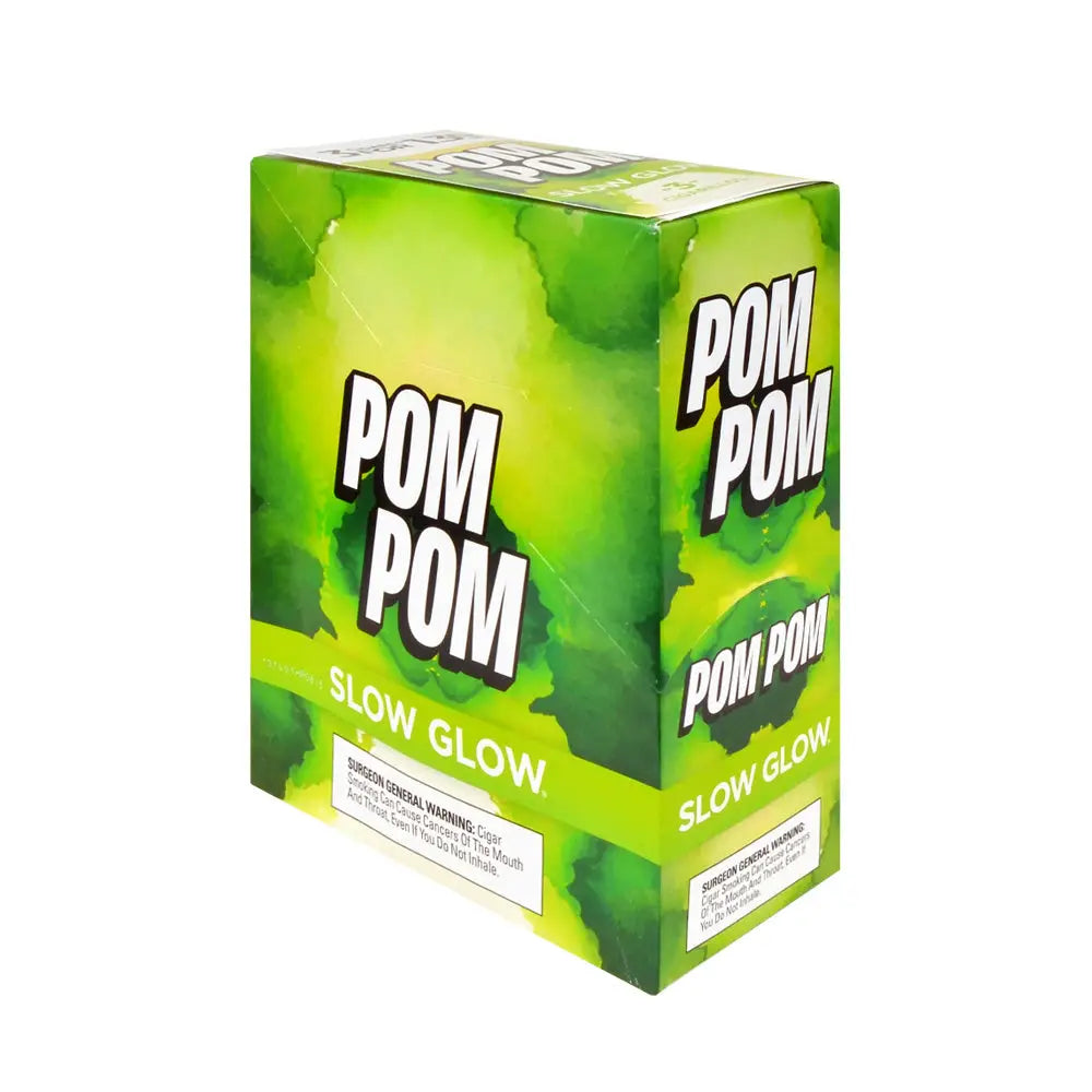 Pom Pom Cigarillos 1.39 Pre Priced 15 Packs of 3 Cigars Slow Glow