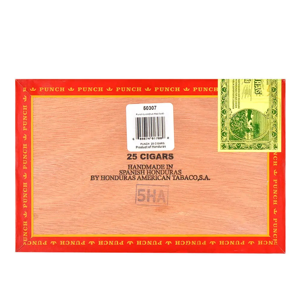 Punch London Club Maduro Cigars Box of 25