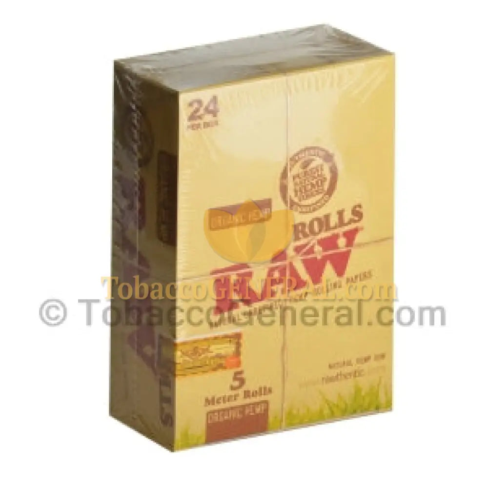 RAW Organic Hemp Rolls 15 Feet Pack of 24