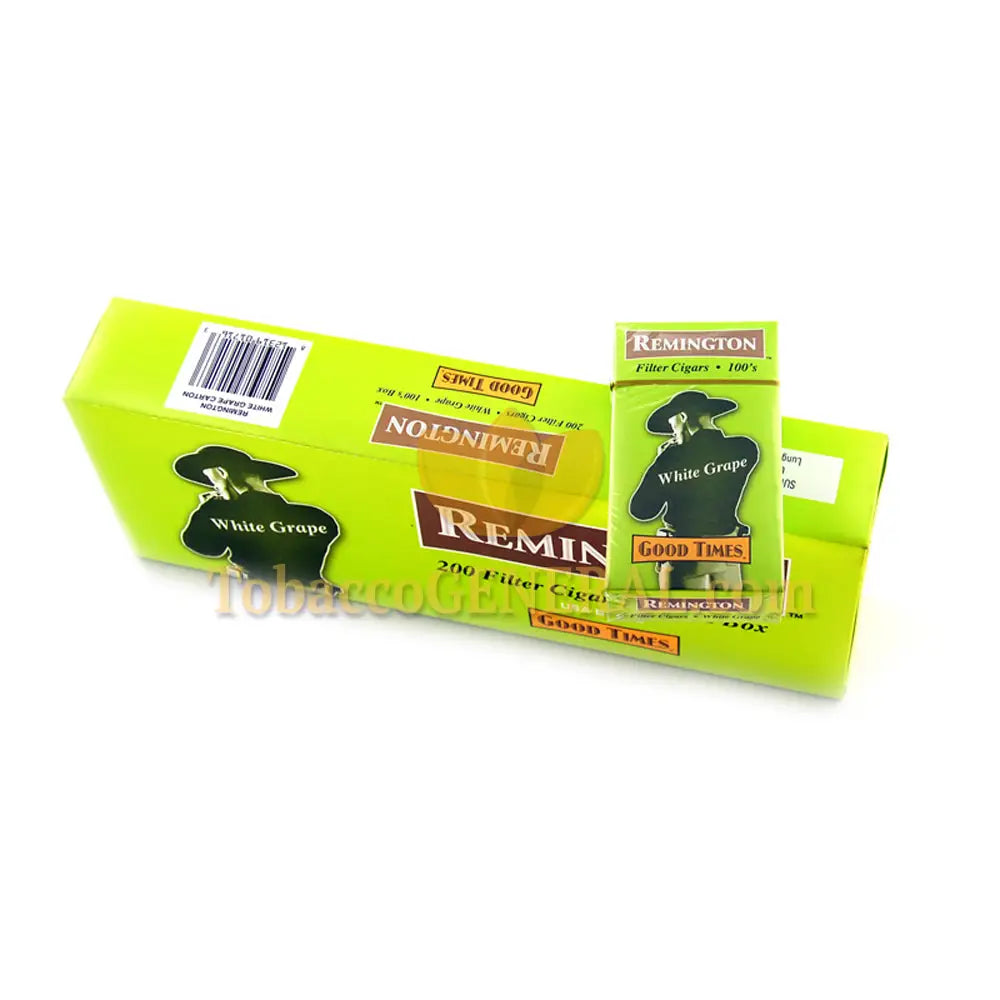 Remington White Grape Filtered Cigars 10 Packs of 20 1