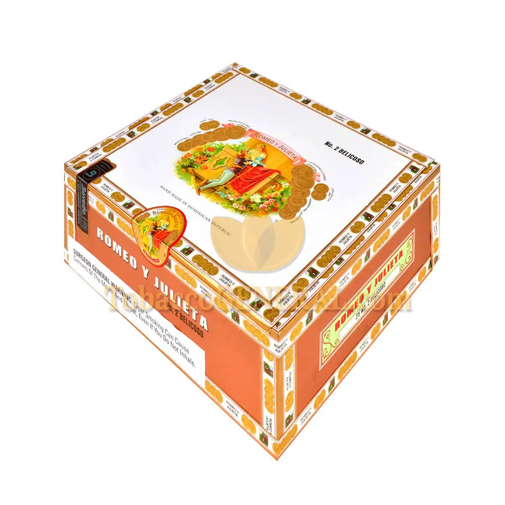Romeo Y Julieta 1875 Number 2 Belicoso Cigars Box of 25 1