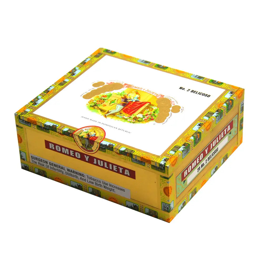 Romeo Y Julieta 1875 Number 2 Belicoso Cigars Box of 25 5