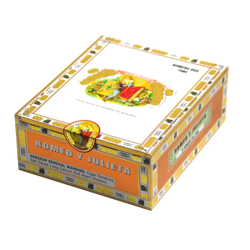 Romeo Y Julieta 1875 Numero Dos Tube Cigars Box of 10 5