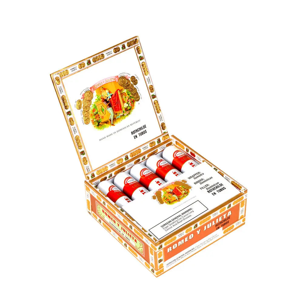Romeo Y Julieta 1875 Numero Dos Tube Cigars Box of 10 4