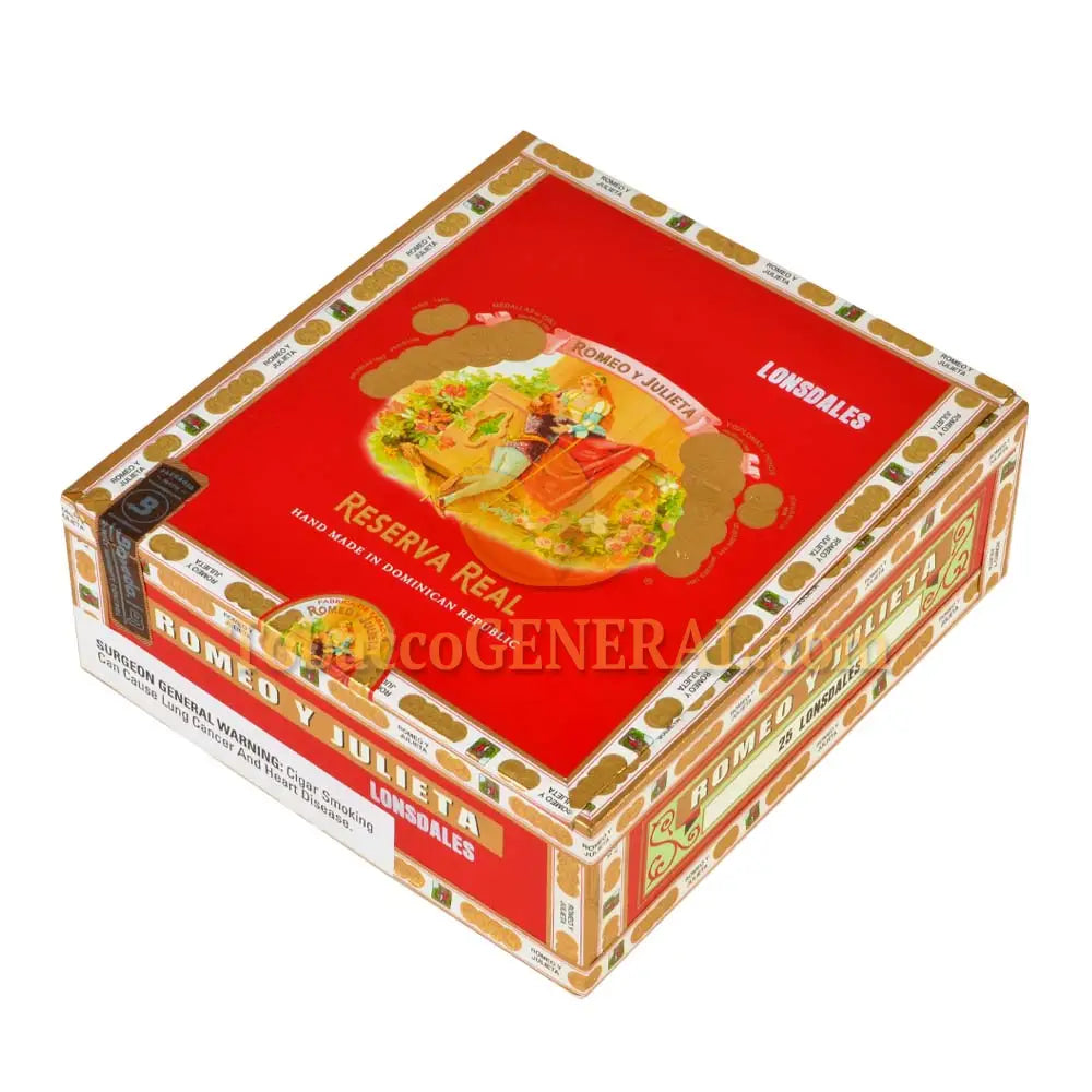 Romeo Y Julieta Reserva Real Lonsdales Cigars Box of 25