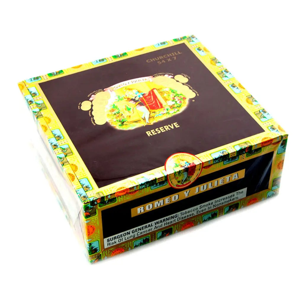 Romeo Y Julieta Reserve Habano Churchills Cigars Box of 27 5