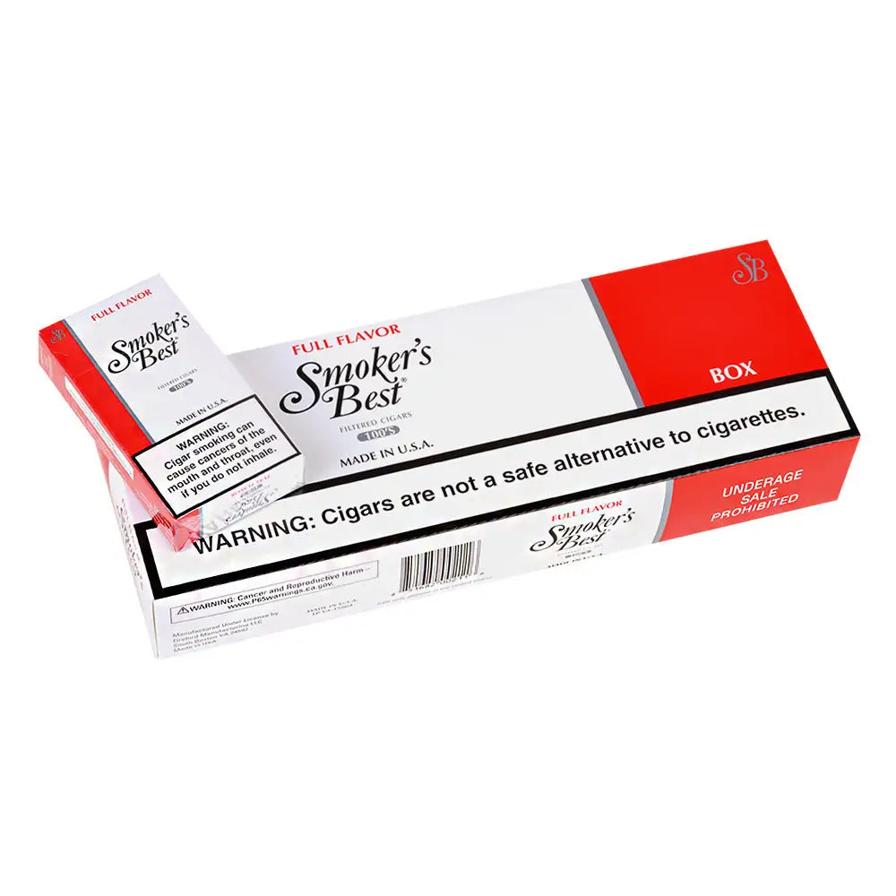 Smoker’s Best Full Flavor Filtered Cigars 10 Packs of 20