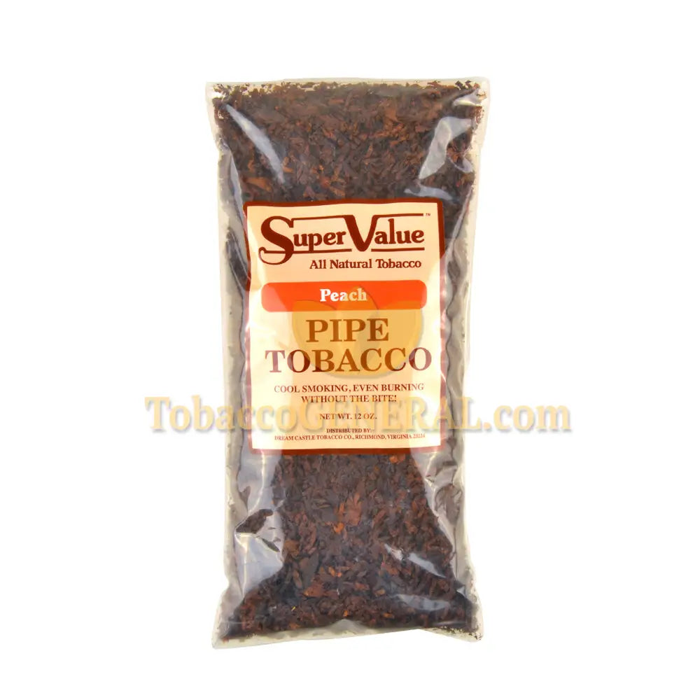 Super Value Peach Pipe Tobacco 12 oz. Pack