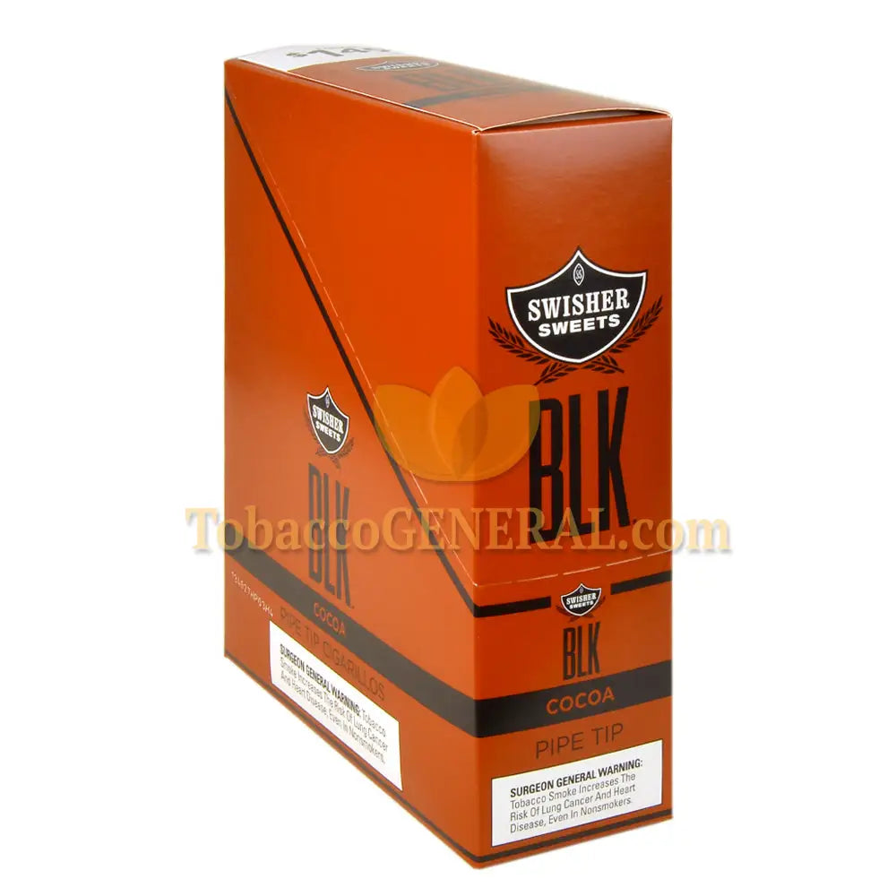 swisher international tobacco Swisher Sweets BLK Cocoa Tip Cigarillos 1.49 Pre-Priced 15 Packs of 2 –  Tobacco General