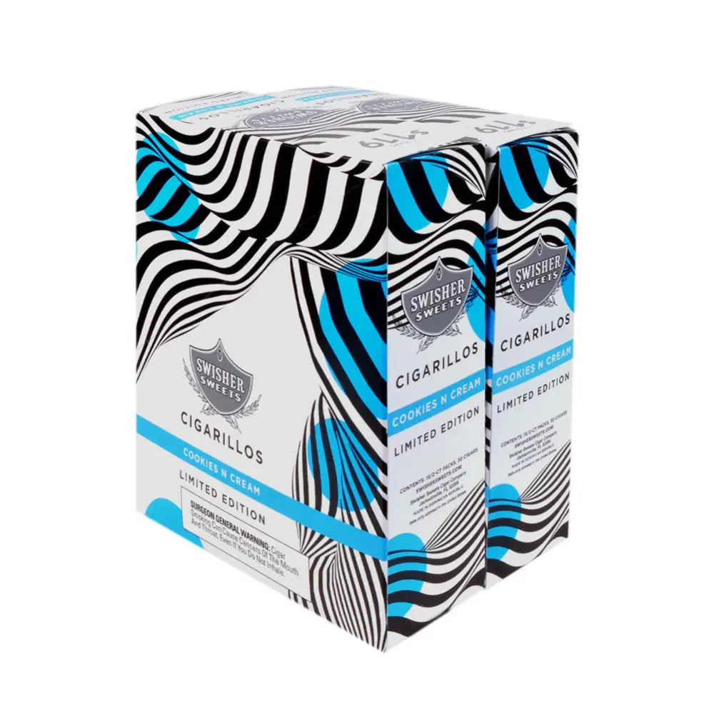 Swisher Sweets Cookies n Cream Cigarillos 1.19 Pre-Priced 30 Packs of 2