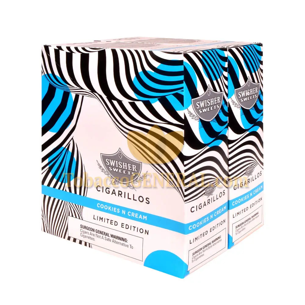 Swisher Sweets Cookies N Cream Cigarillos 1.39 Pre-Priced 30 Packs of 2