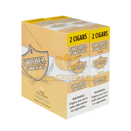 Swisher Sweets Cream Cigarillos 30 Packs of 2
