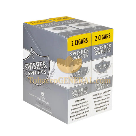Swisher Sweets Diamonds Cigarillos 30 Packs of 2