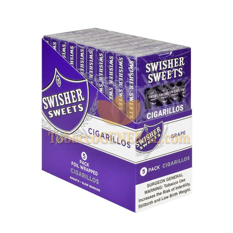 Swisher Sweets Grape Cigarillos 10 Packs of 5