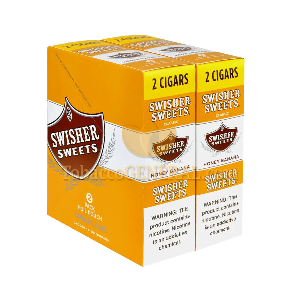 Swisher Sweets Honey Banana Cigarillos 30 Packs of 2
