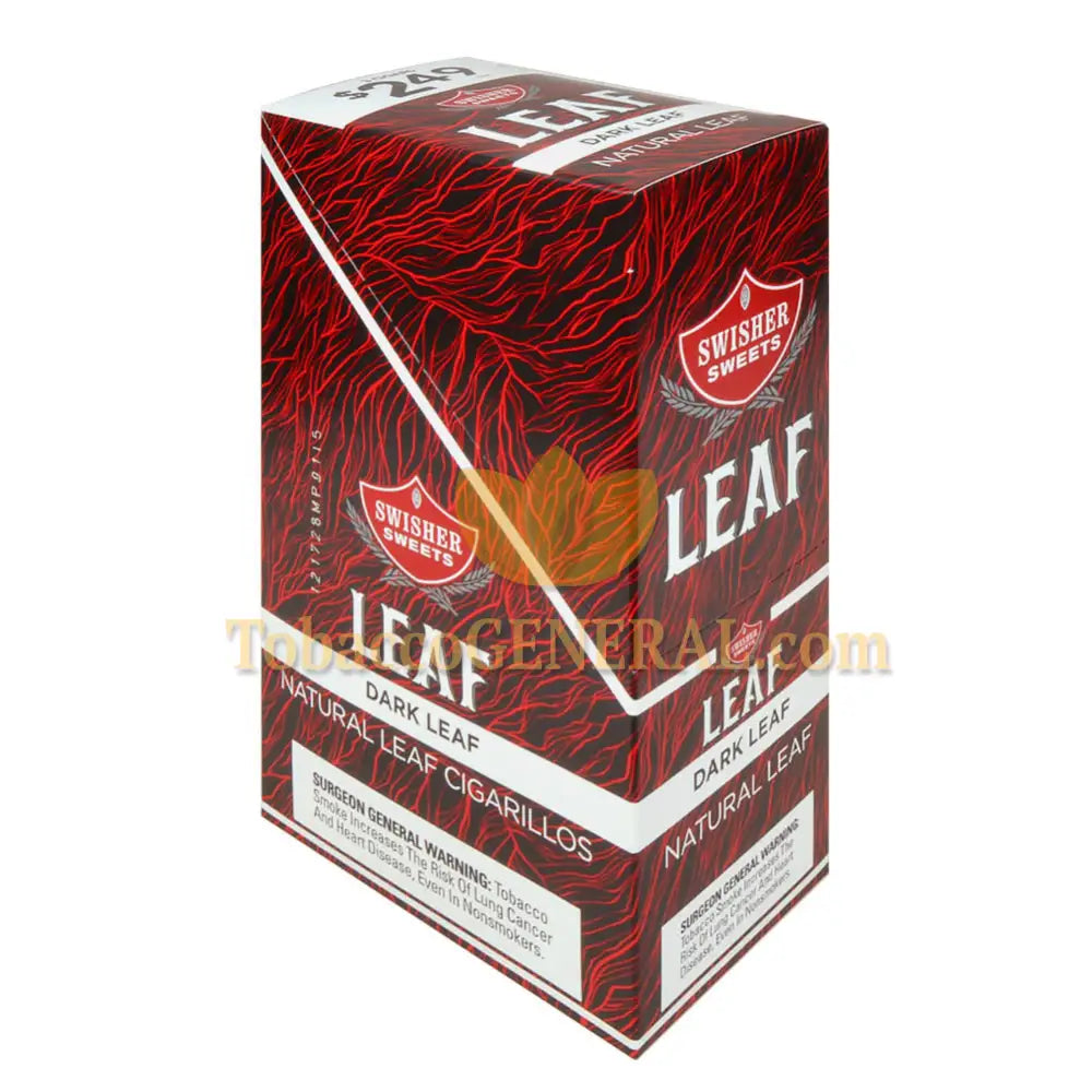 Swisher Sweets Leaf Dark Leaf Cigars 3 for 2.49 Pre-Priced 10 Packs of 3
