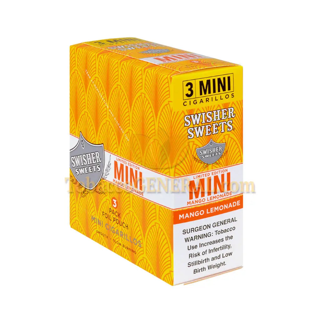 Swisher Sweets Mini Mango Lemonade Cigarillos 15 Packs of 3