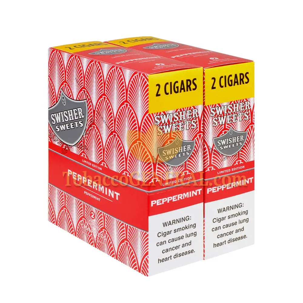 Swisher Sweets Peppermint Cigarillos 30 Packs of 2