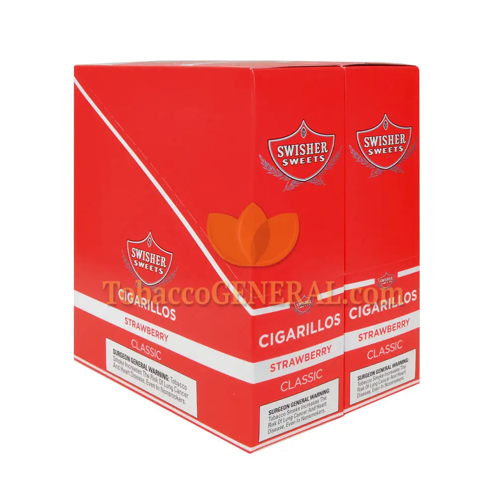 Swisher Sweets Strawberry Cigarillos 1.39 Pre-Priced 30 Packs of 2