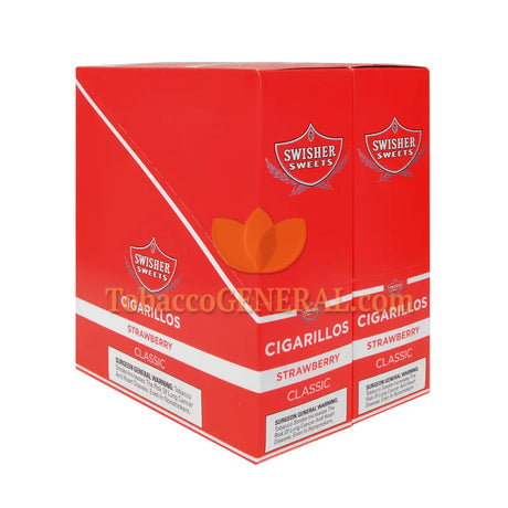 Swisher Sweets Strawberry Cigarillos 1.39 Pre-Priced 30 Packs of 2