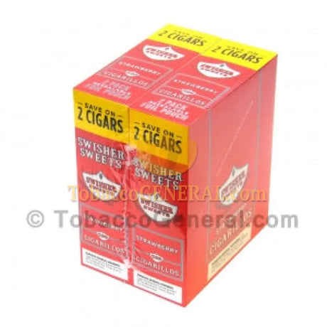 Swisher Sweets Strawberry Cigarillos 30 Packs of 2