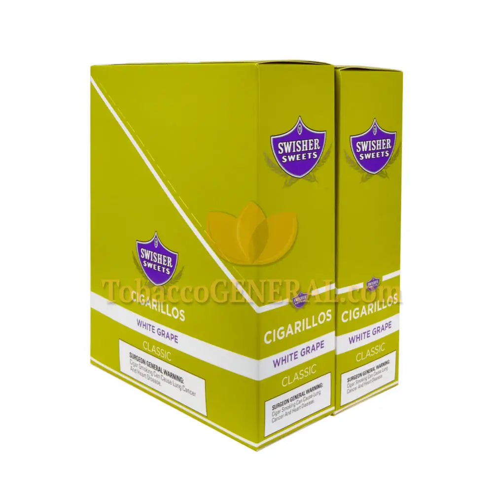 Swisher Sweets White Grape Cigarillos 1.39 Pre-Priced 30 Packs of 2