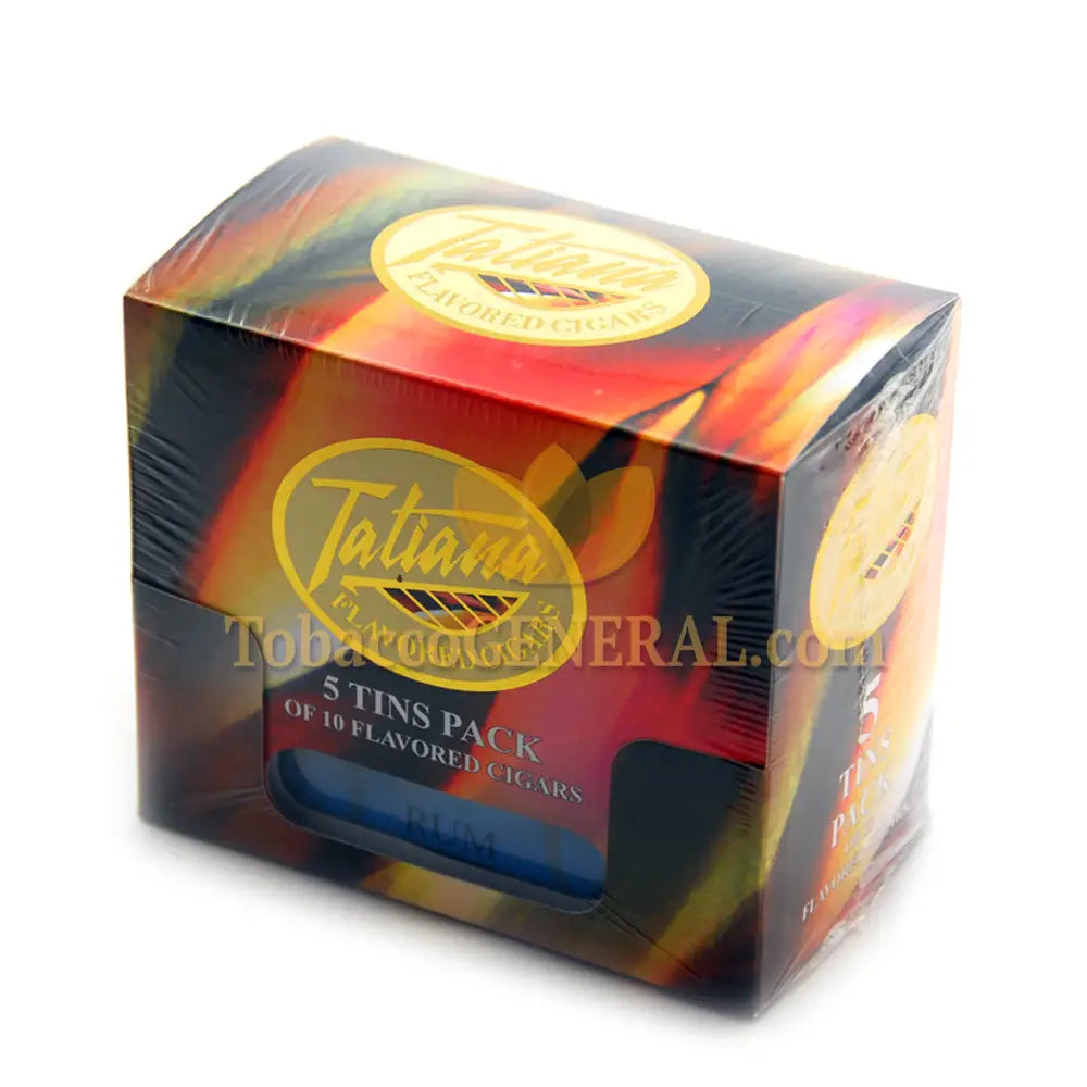 Tatiana Mini Honey Cigars 5 Tins of 10 1
