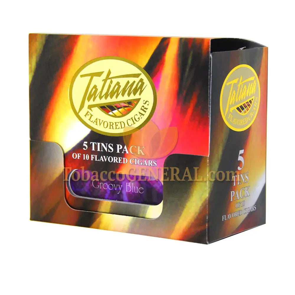 Tatiana Miniatures Groovy Blue Cigars 5 Packs of 10 1