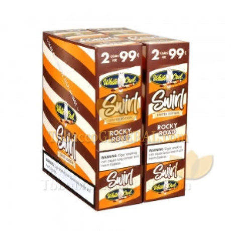 White Owl Swirl Rocky Road Cigarillos 99c Pre-Priced 30 Packs of 2