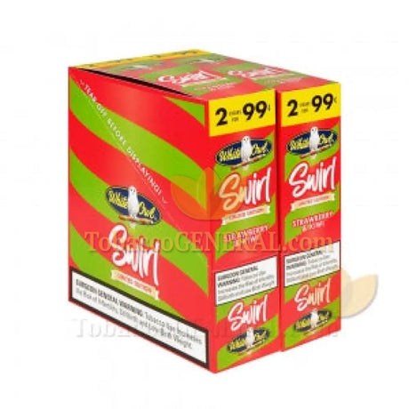 White Owl Swirl Strawberry/Kiwi Cigarillos 99c Pre-Priced 30 Packs of 2