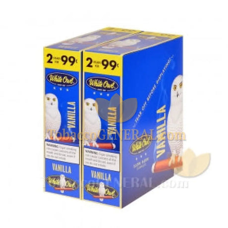 White Owl Vanilla Cigarillos 99c Pre Priced 30 Packs of 2