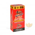 4 Kings Sweet Delicious Wraps 99c Pre-Priced 30 Pouches of